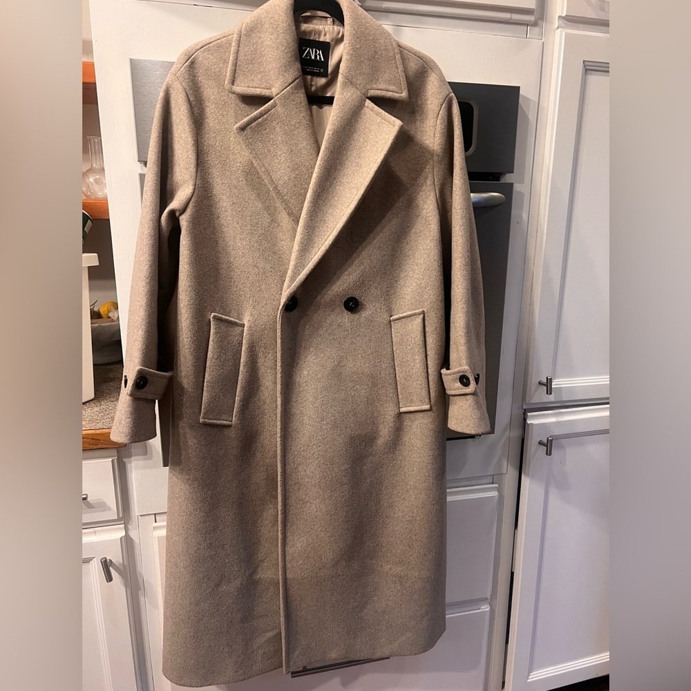 Zara double breasted coat